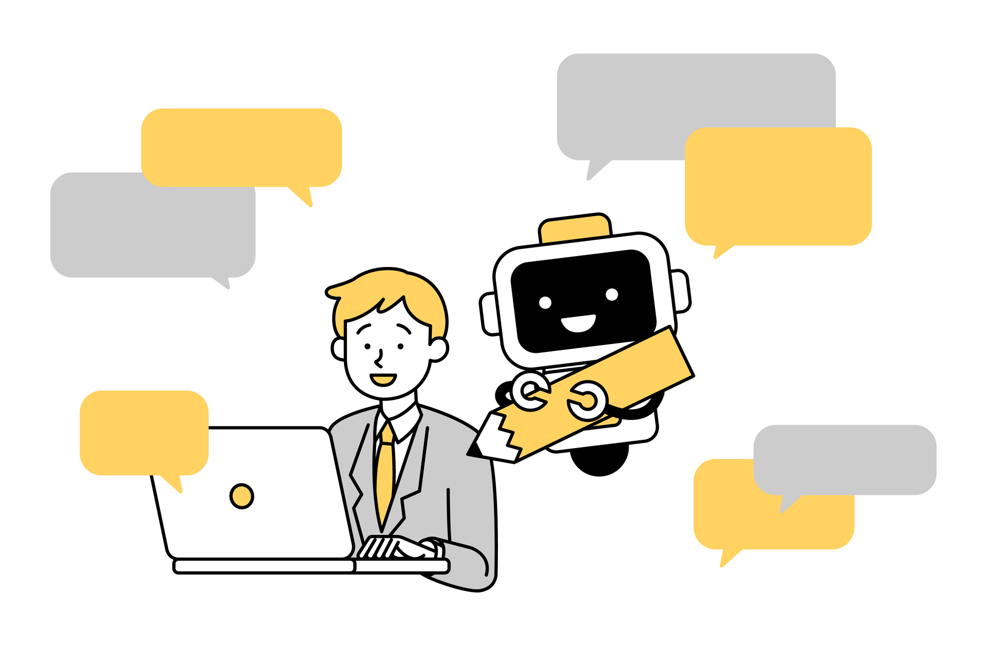 AIと仕事をする営業担当